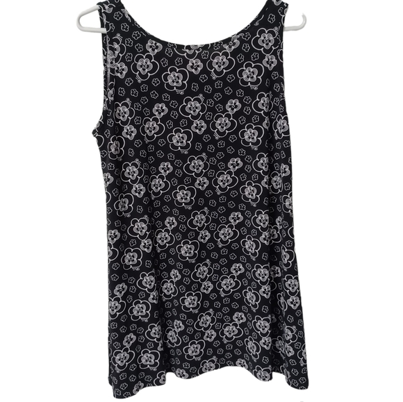 KIM&CO floral sleeveles top shirt - Picture 2 of 4
